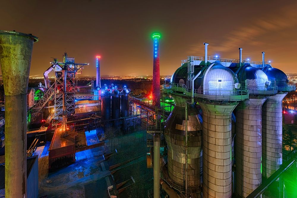 Duisburg Nacht art print by Rolf Fischer for $57.95 CAD