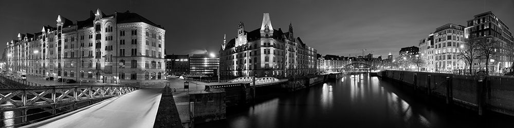 Speicherstadt Panorama art print by Rolf Fischer for $57.95 CAD