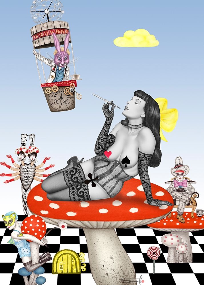 Alice Wonderland art print by Sara Horwath for $57.95 CAD