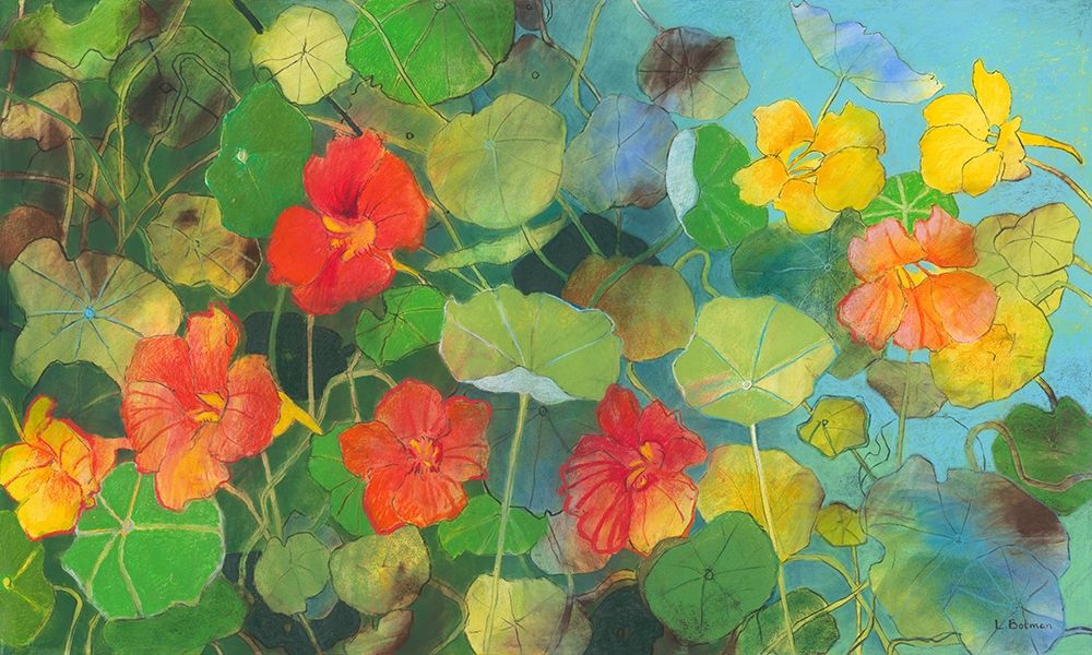 Nasturtium 2 art print by Loes Botman for $57.95 CAD
