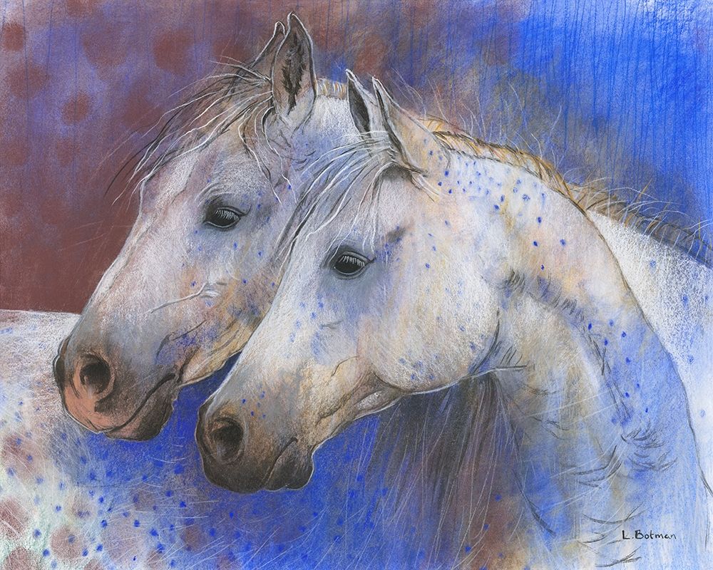 Two Horses art print by Loes Botman for $57.95 CAD