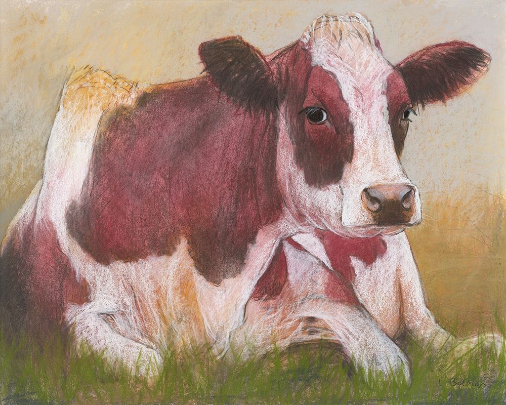 Cow in the Summer art print by Loes Botman for $57.95 CAD