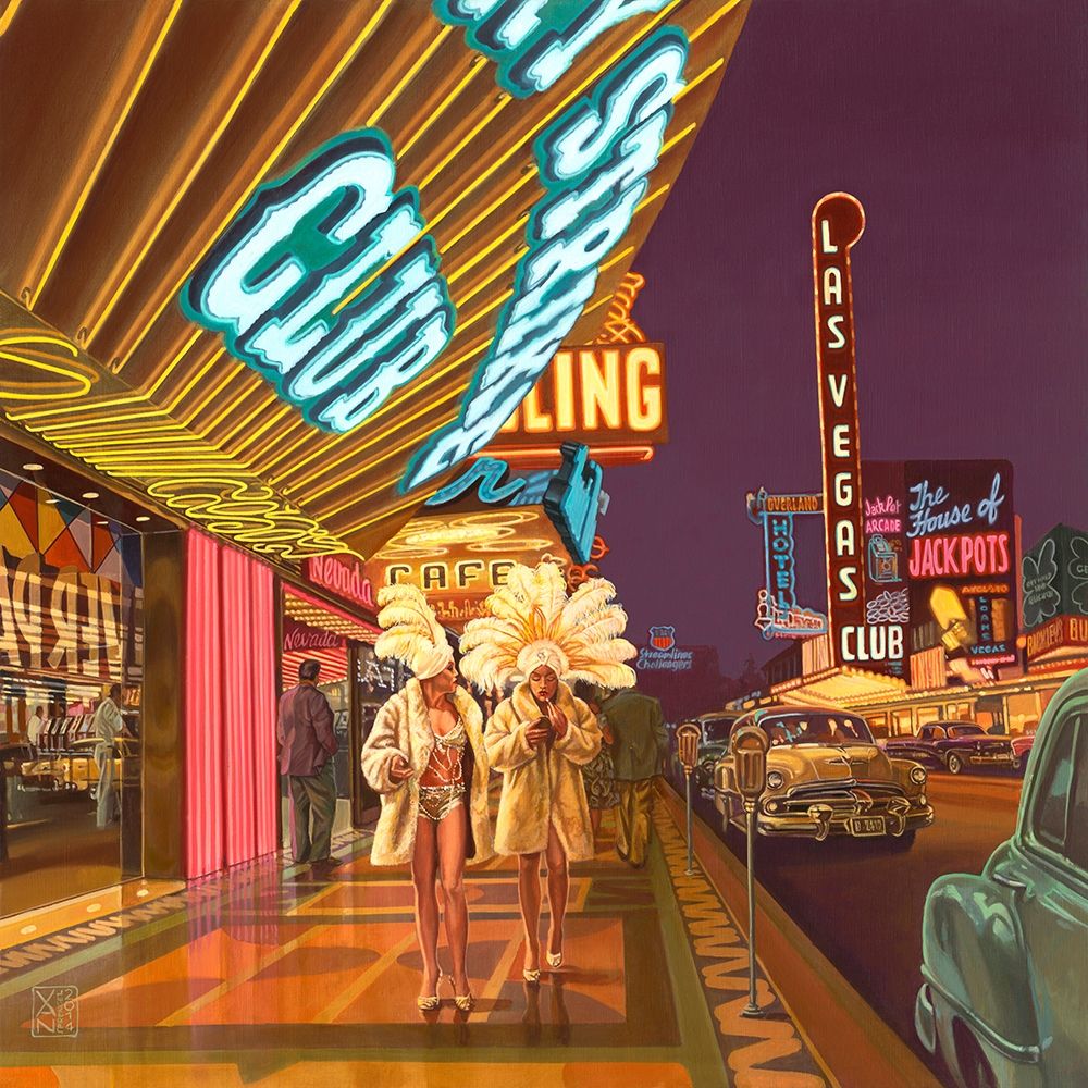 Lucky Strike Club art print by Didier van Sprengel for $57.95 CAD