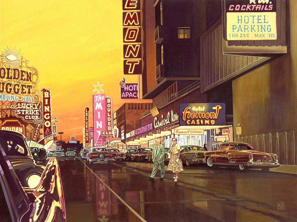 Fremont Hotel art print by Didier van Sprengel for $57.95 CAD