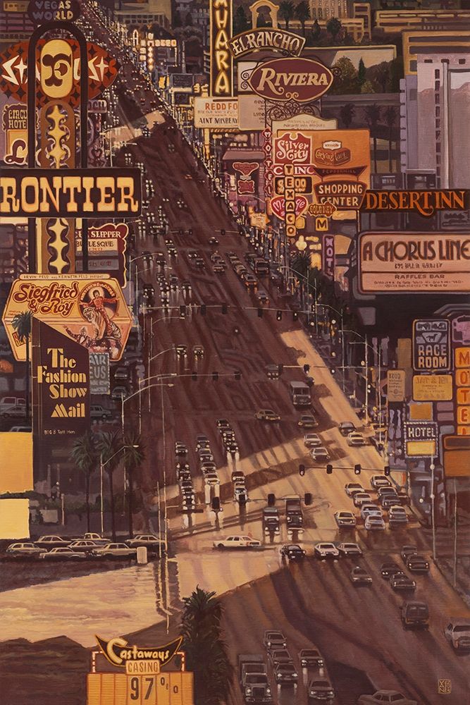 The Strip art print by Didier van Sprengel for $57.95 CAD