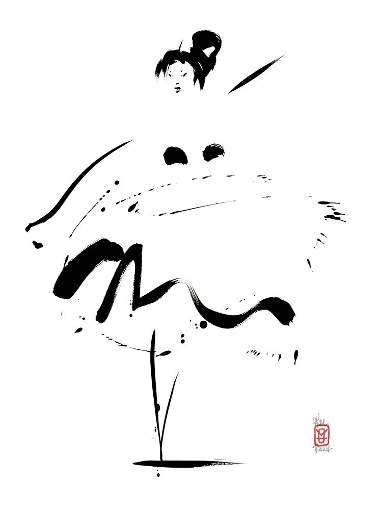 Toupie legere art print by Marc Hanniet for $57.95 CAD