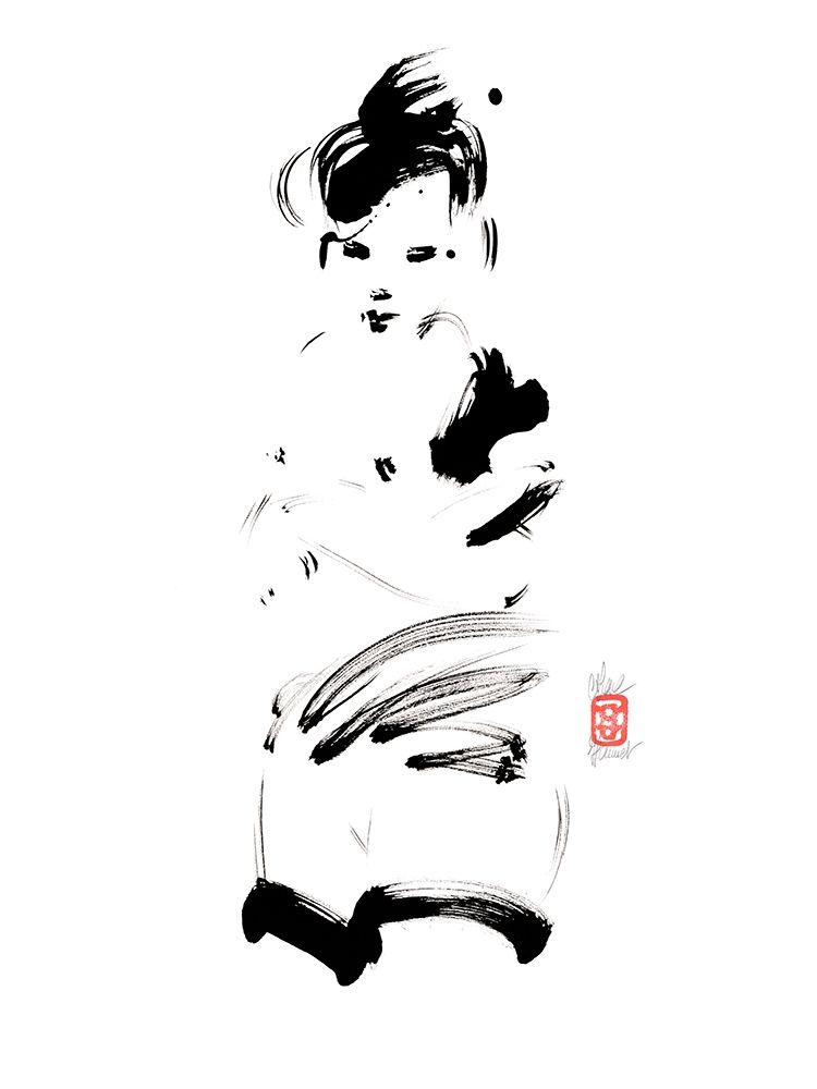 La tentation art print by Marc Hanniet for $57.95 CAD