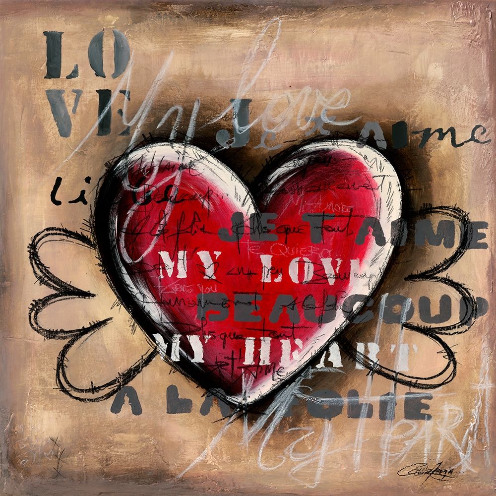 Coeur Aile art print by Carine Mougin for $57.95 CAD