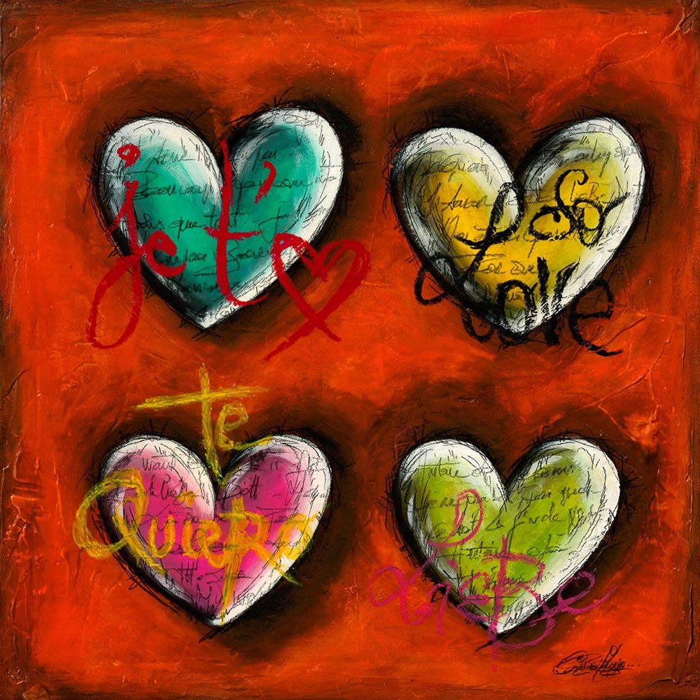 Je taime III art print by Carine Mougin for $57.95 CAD
