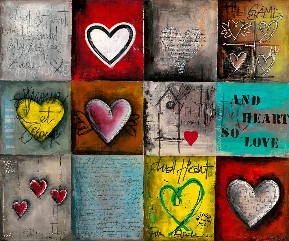 History of Heart art print by Carine Mougin for $57.95 CAD