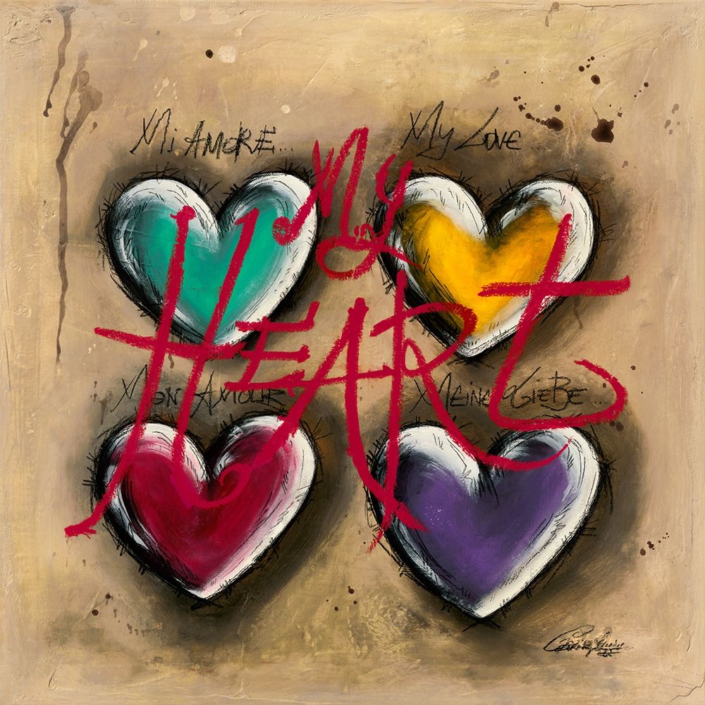 My Heart art print by Carine Mougin for $57.95 CAD