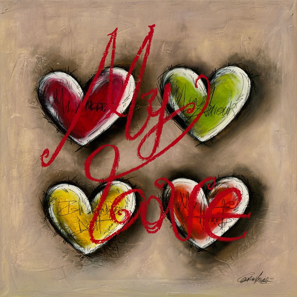 My Love art print by Carine Mougin for $57.95 CAD