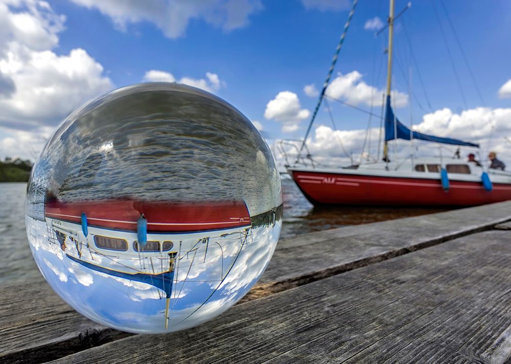 Kugelwelt Segelboot art print by Rolf Fischer for $57.95 CAD