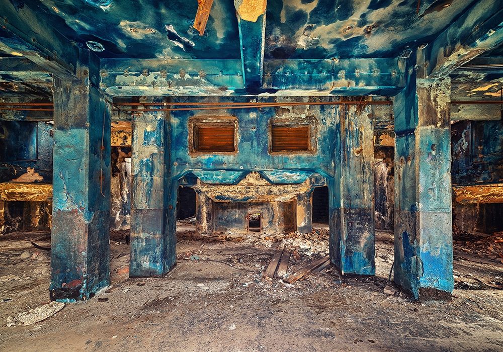 Blue art print by Matthias Haker for $57.95 CAD