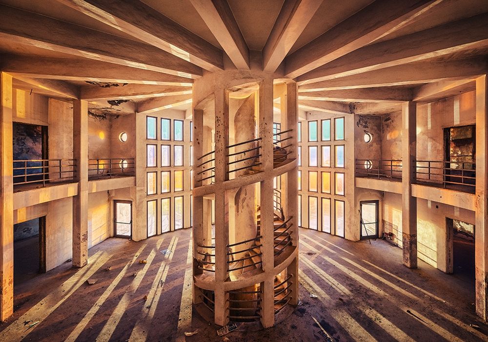Concrete Sunrise art print by Matthias Haker for $57.95 CAD
