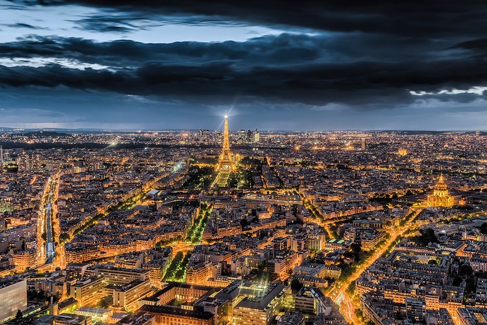 Paris by Night art print by Arnaud Bertrande for $57.95 CAD