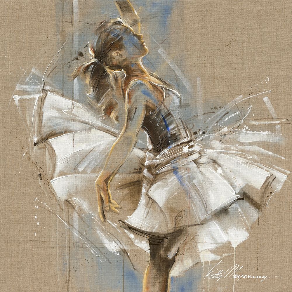White Dress III art print by Kitty Meijering for $57.95 CAD