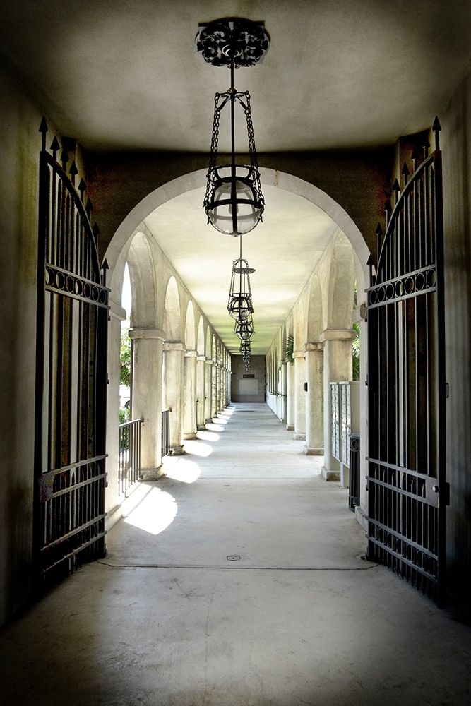 Courtyard Pathway art print by Gill Copeland for $57.95 CAD