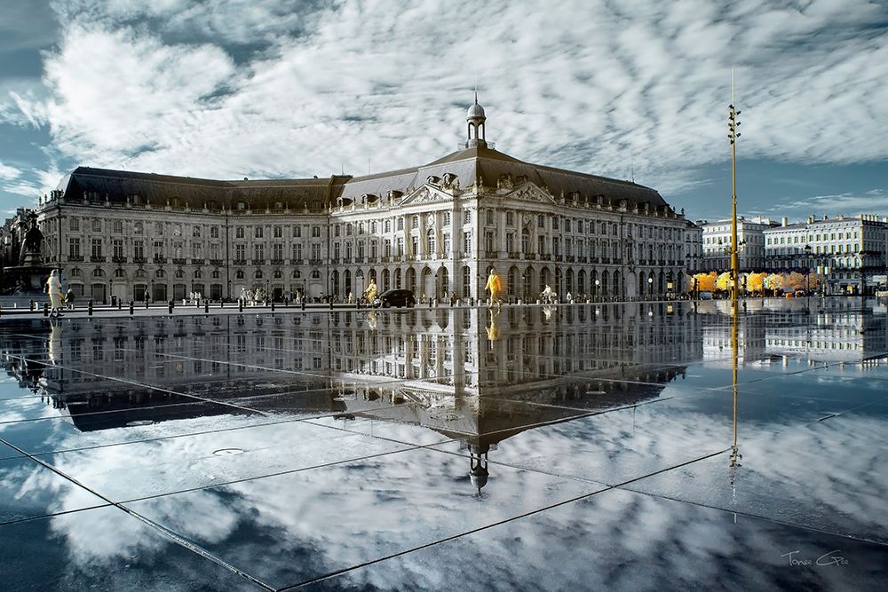 Water Mirror-Bordeaux - Infrared Photography art print by Tonee Gee for $57.95 CAD