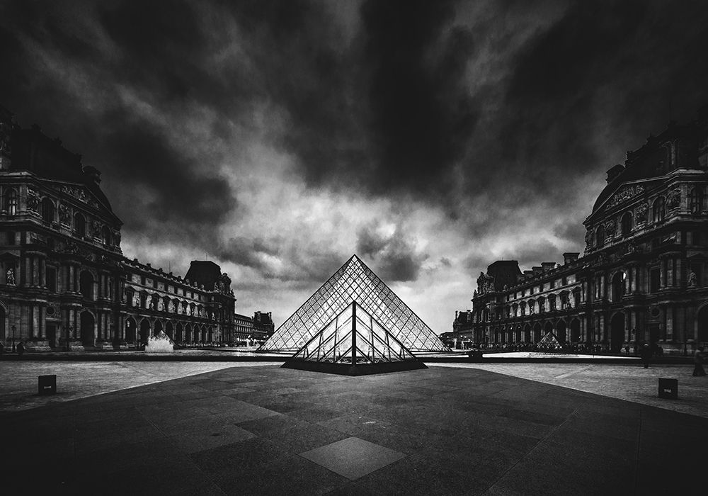 Louvre art print by Matthias Haker for $57.95 CAD