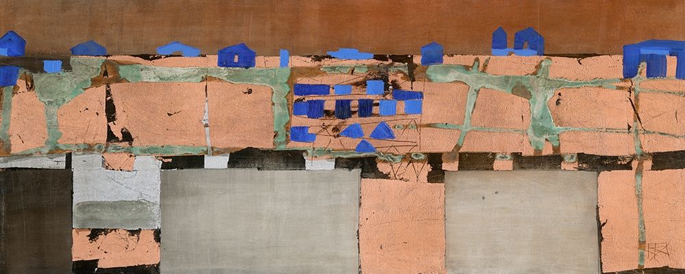 Blue Settlement art print by Rose Richter-Armgart for $57.95 CAD