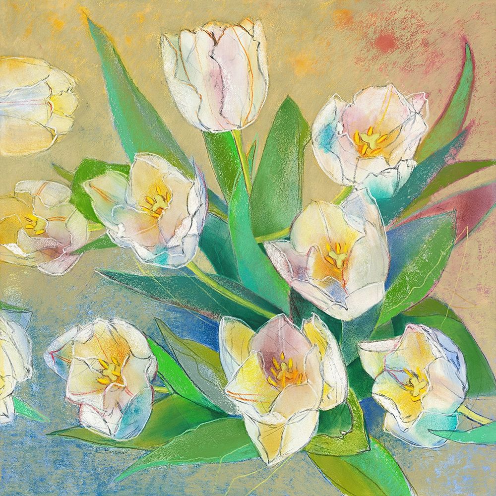 Weisse Tulpen 2 art print by Loes Botman for $57.95 CAD