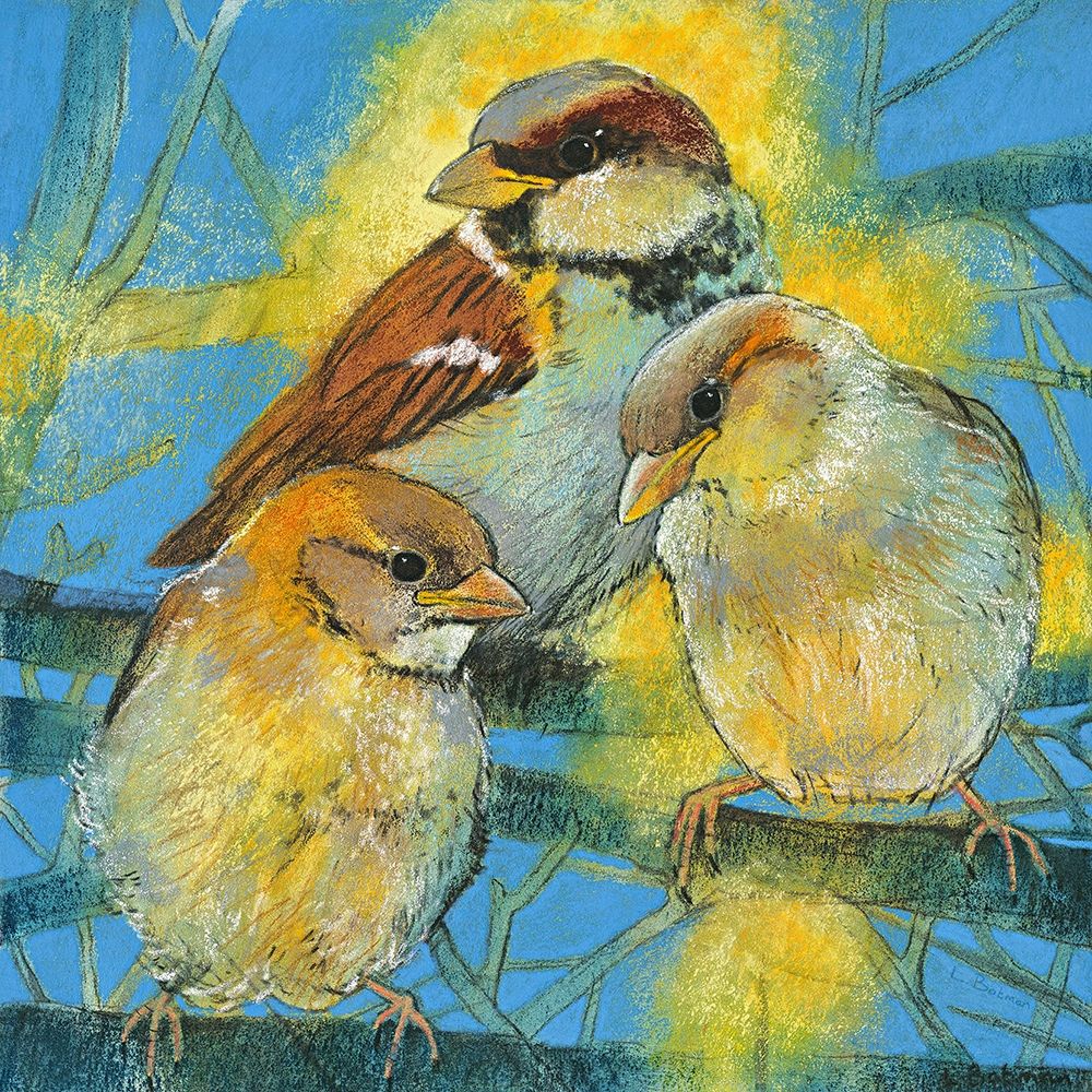Spatzen art print by Loes Botman for $57.95 CAD