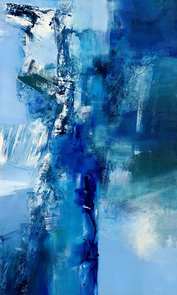 La vie en bleu I art print by Veronique Ball for $57.95 CAD