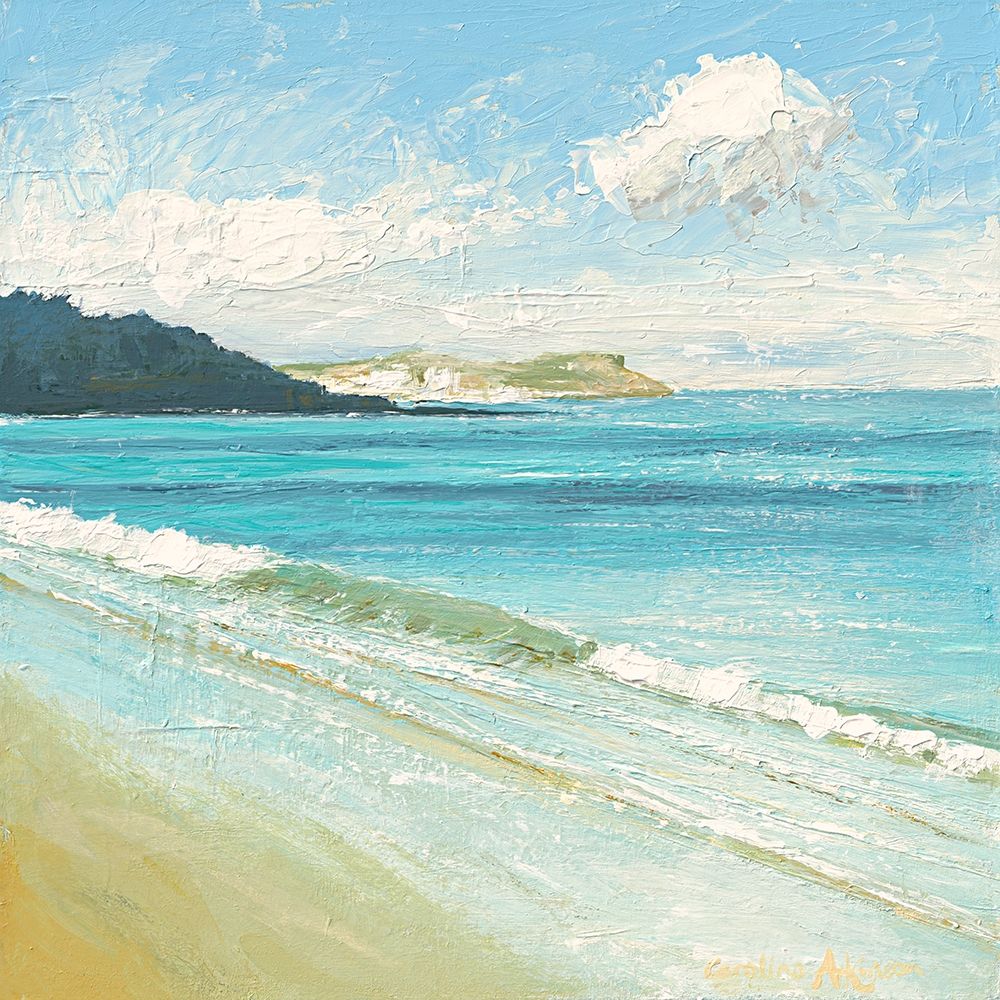 Cloudes and Waves art print by Caroline Atkinson for $57.95 CAD