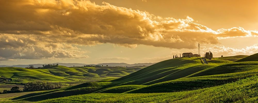 Toscana Crete Abendstimmung art print by Rolf Fischer for $57.95 CAD