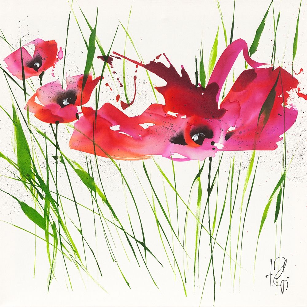 La danse du pavot I art print by Isabelle Zacher-Finet for $57.95 CAD