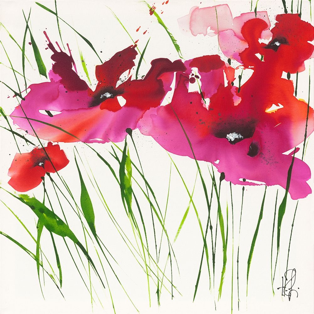 La danse du pavot II art print by Isabelle Zacher-Finet for $57.95 CAD