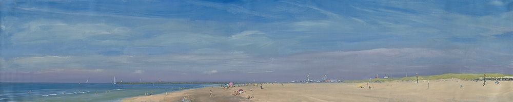 Panoramic View of South Beach and Scheve art print by Alberto Valentini for $57.95 CAD