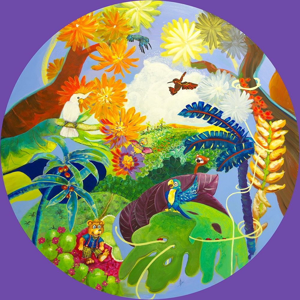 Tropical et improbable art print by Genevieve Naudin for $57.95 CAD