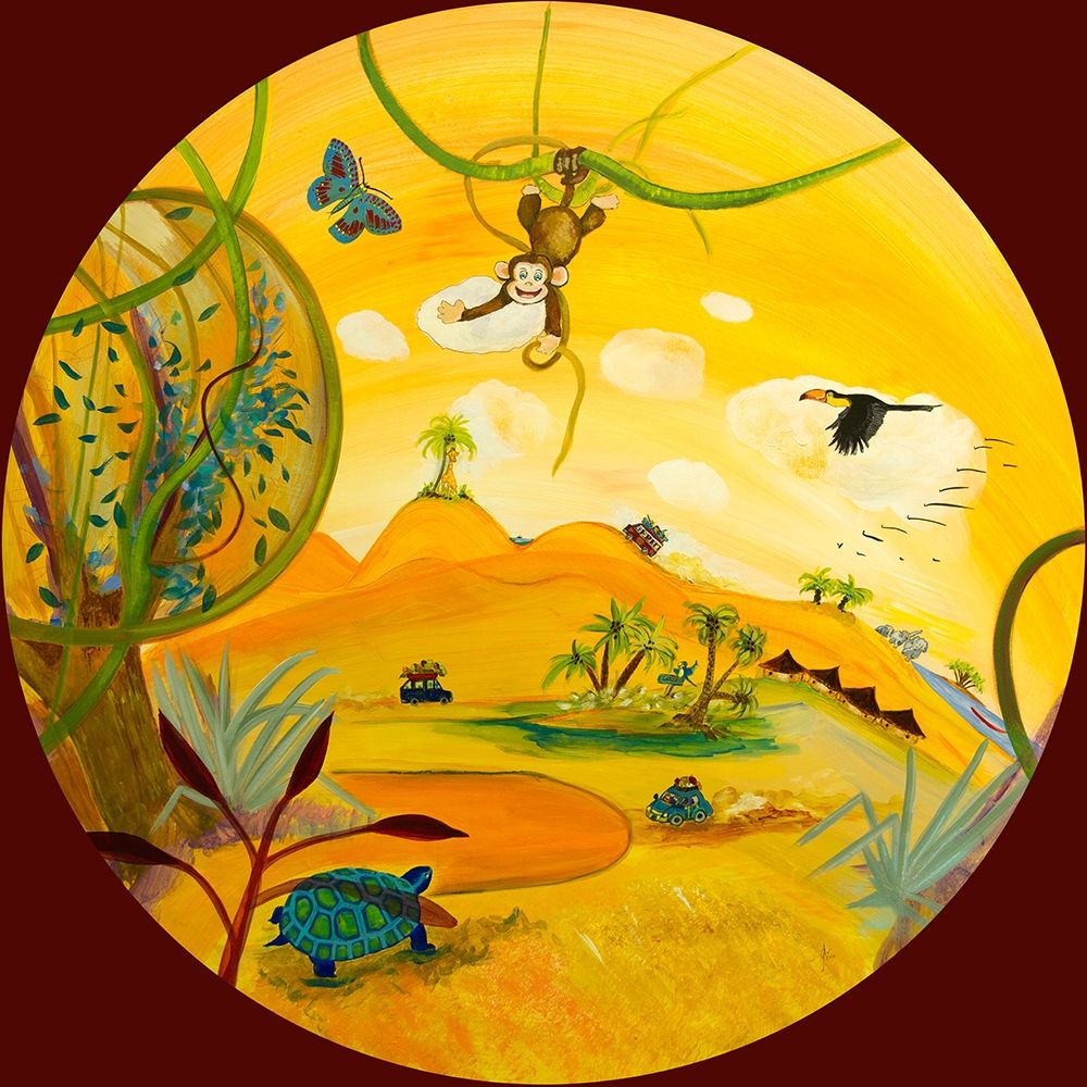 Ile dAfrique art print by Genevieve Naudin for $57.95 CAD