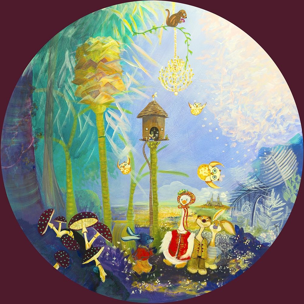La foret magique art print by Genevieve Naudin for $57.95 CAD
