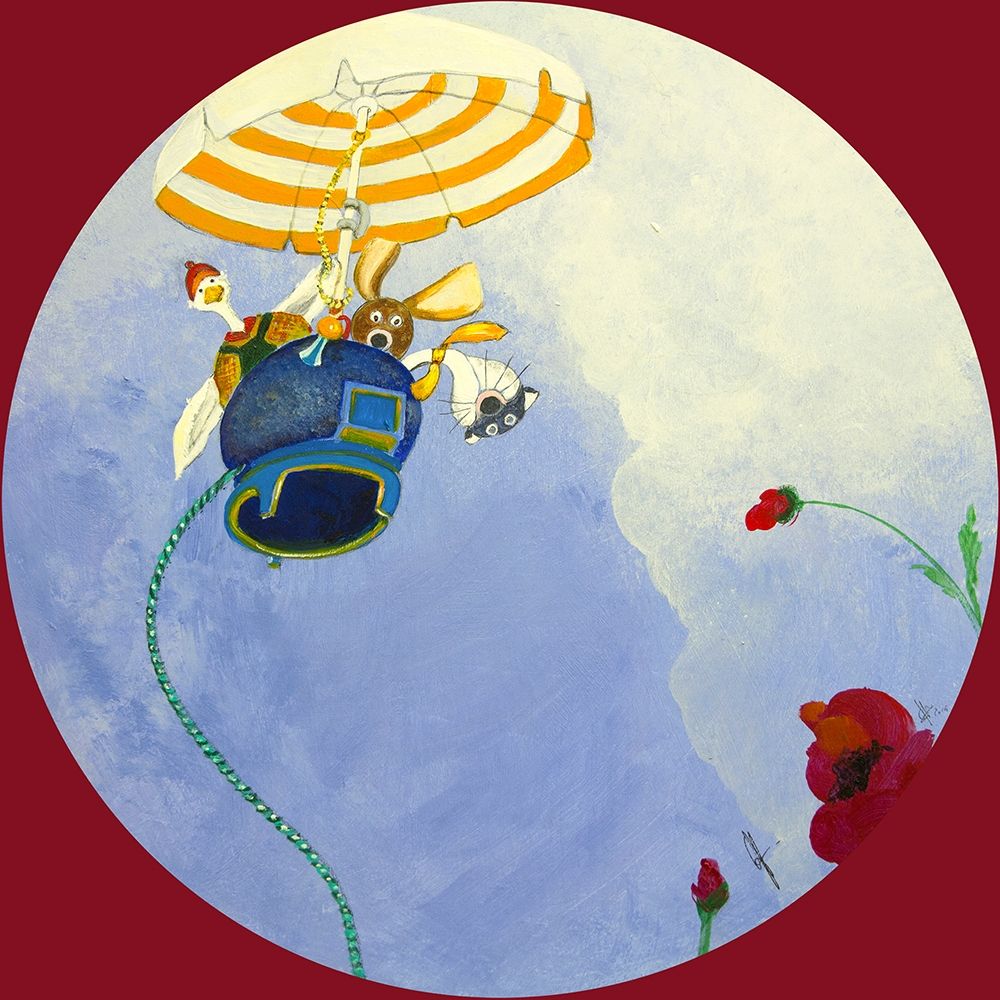 Tout la-haut la-haut art print by Genevieve Naudin for $57.95 CAD