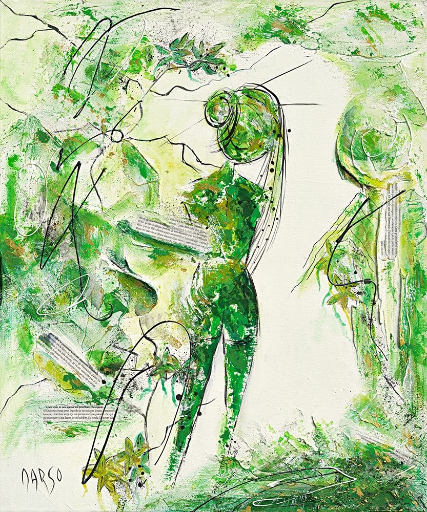 Lady art print by Marso for $57.95 CAD