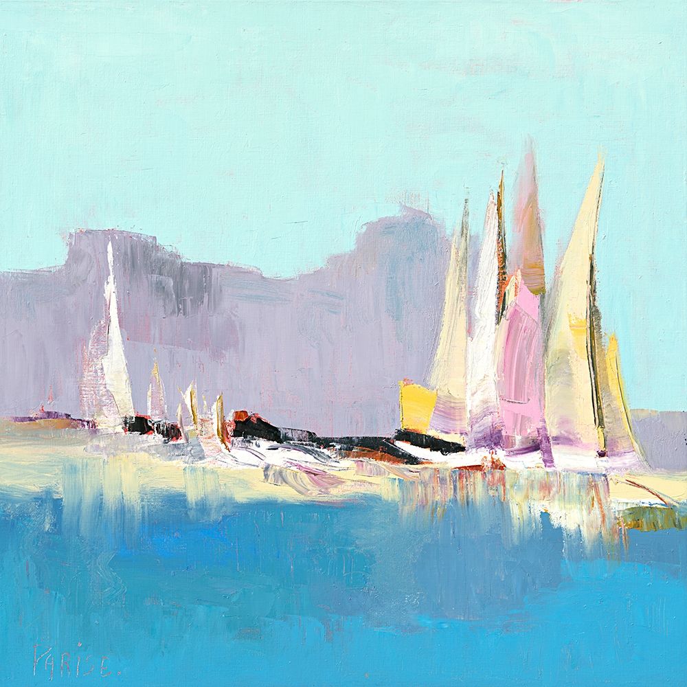 Embarcations legeres art print by Chantal Parise for $57.95 CAD