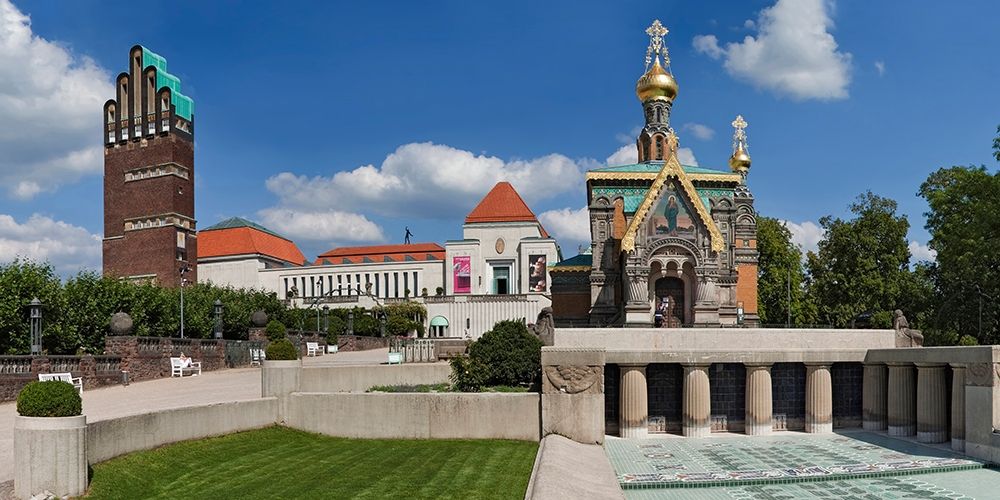 Mathildenhohe Darmstadt Panorama art print by Rolf Fischer for $57.95 CAD