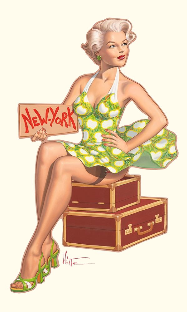 Embarquement immediat art print by Patrick Hitte for $57.95 CAD