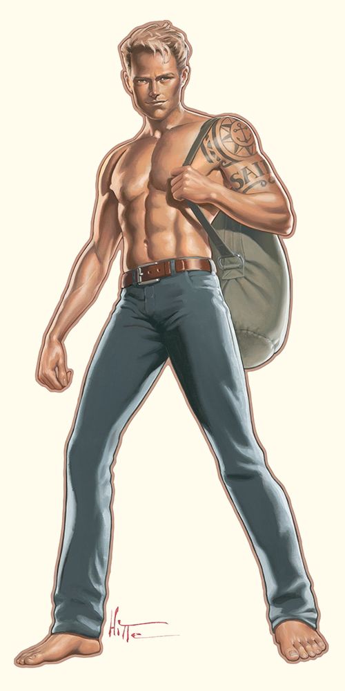 Sailorman art print by Patrick Hitte for $57.95 CAD