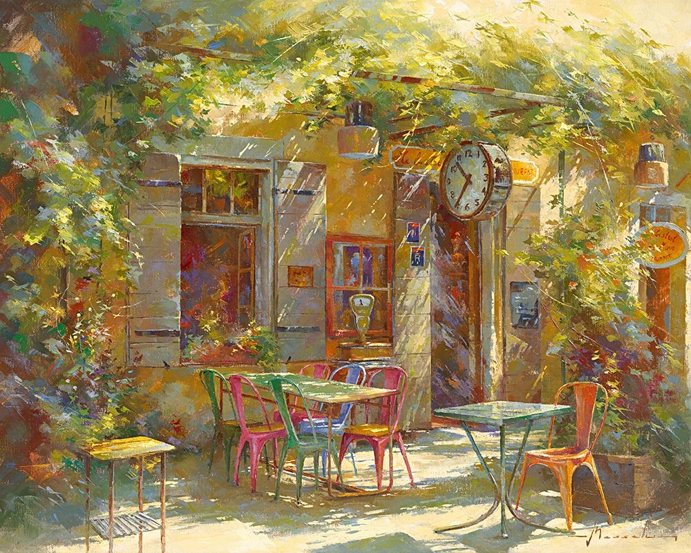 Au Bistrot de Marie art print by Johan Messely for $57.95 CAD