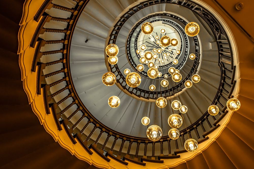 Below the Dreamy Staircase art print by Ronin for $57.95 CAD