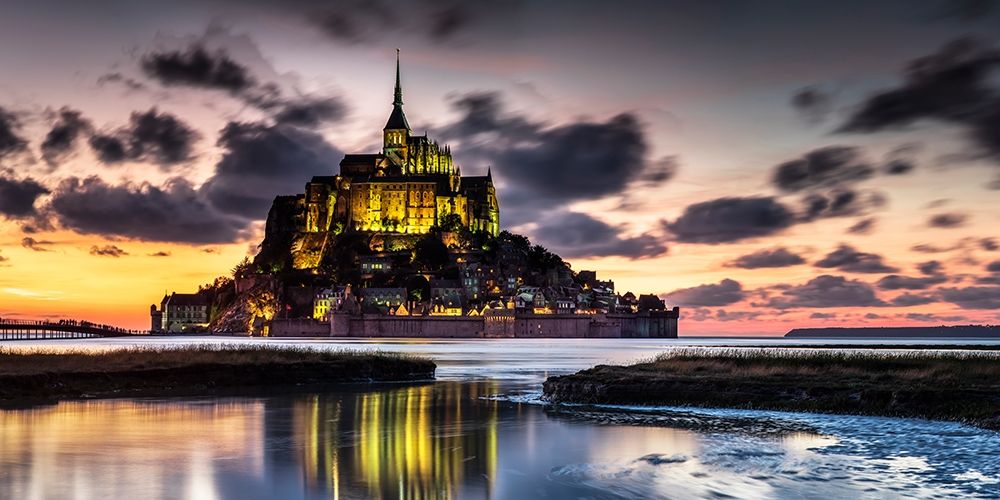 Mont Saint Michel art print by Ronin for $57.95 CAD