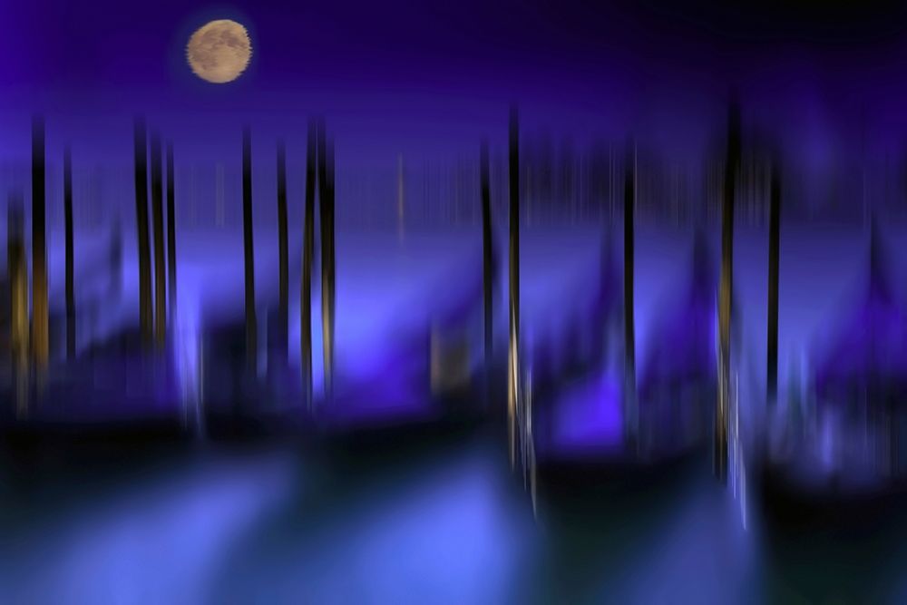 Kanale Grande Blaue Stunde art print by Rolf Fischer for $57.95 CAD