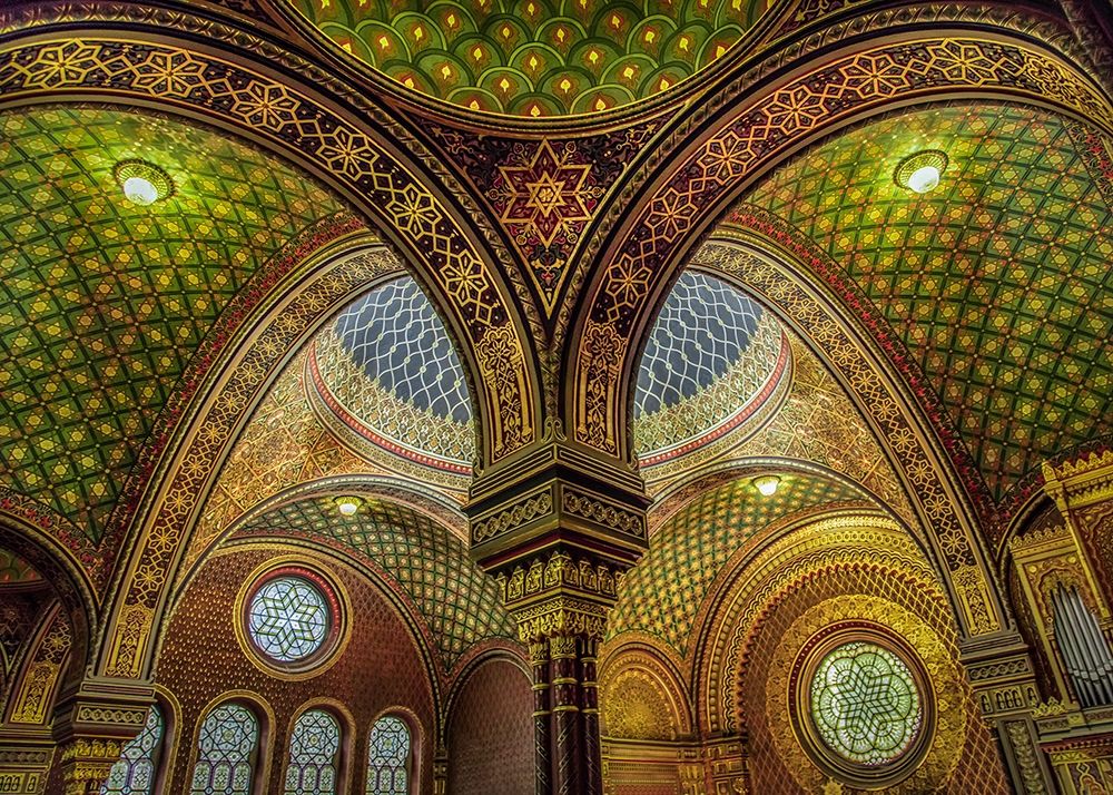 Colourful Synagoge I art print by Ronin for $57.95 CAD