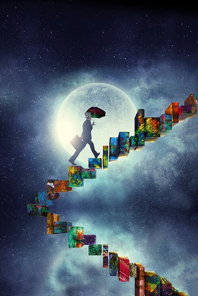 The Moonwalker art print by Peter Hillert for $57.95 CAD