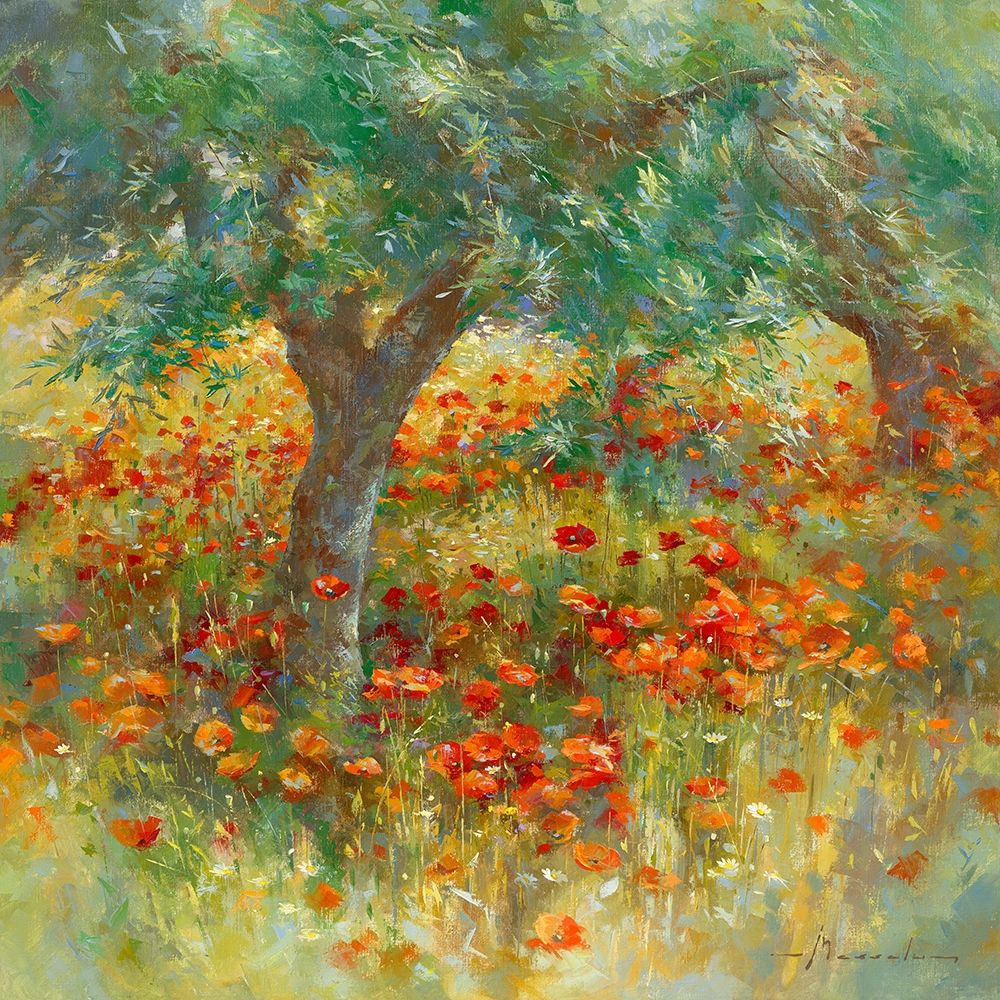 Les coquelicots art print by Johan Messely for $57.95 CAD