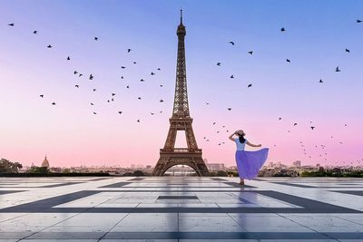 Good Morning Eiffel by Kenneth Zeng